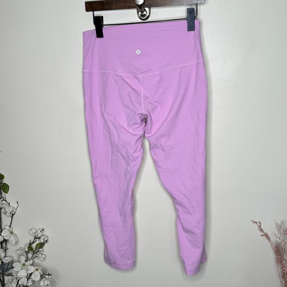 LULULEMON Align High-Rise Crop 21" Vitapink Pink Sz 10 {3S42} - Picture 4 of 6